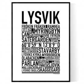 Lysvik Poster