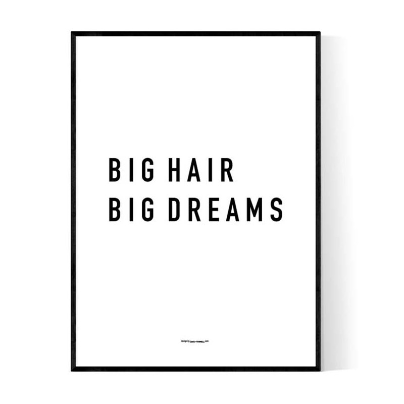 Big Hair Poster
