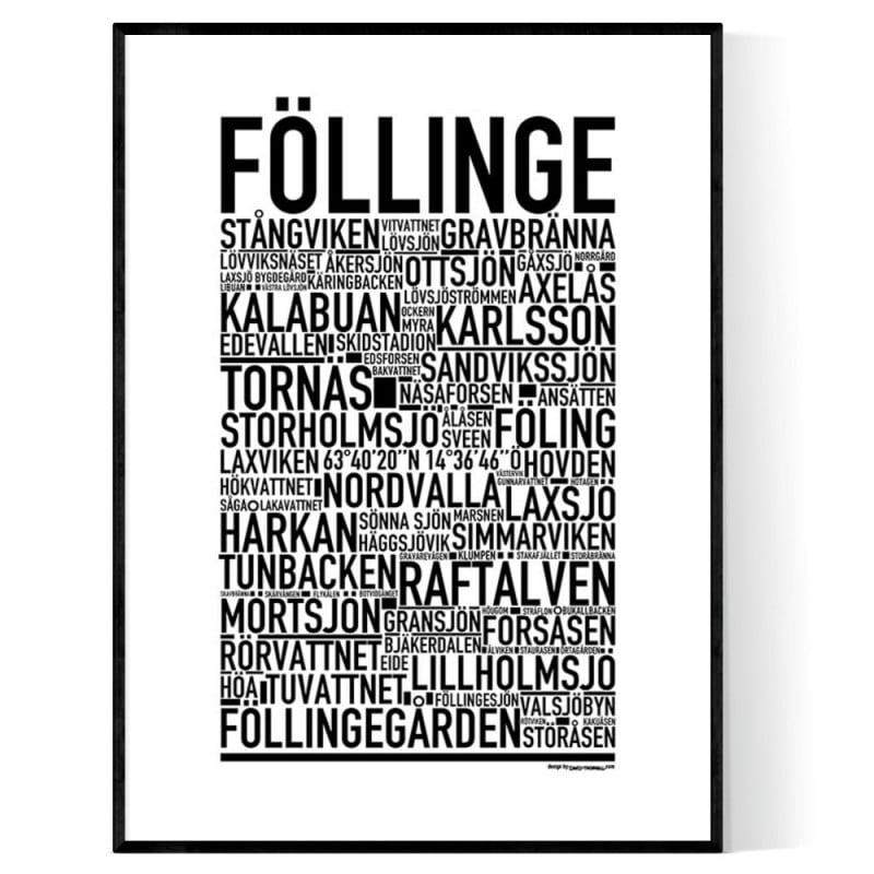Föllinge Poster