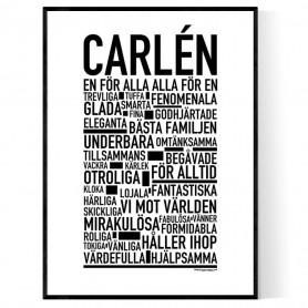 Carlén Poster