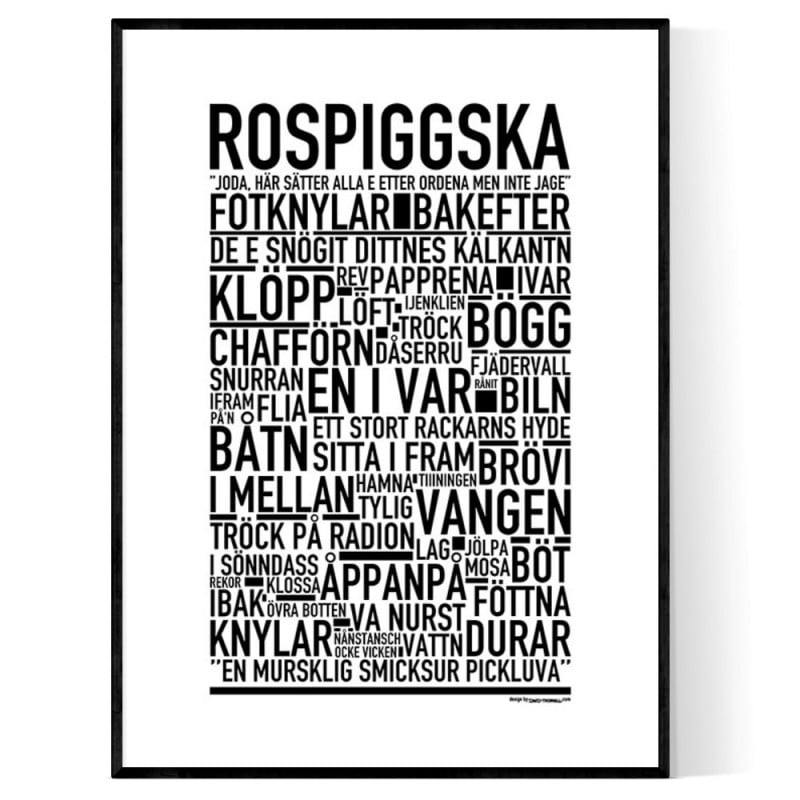 Rospiggska Poster