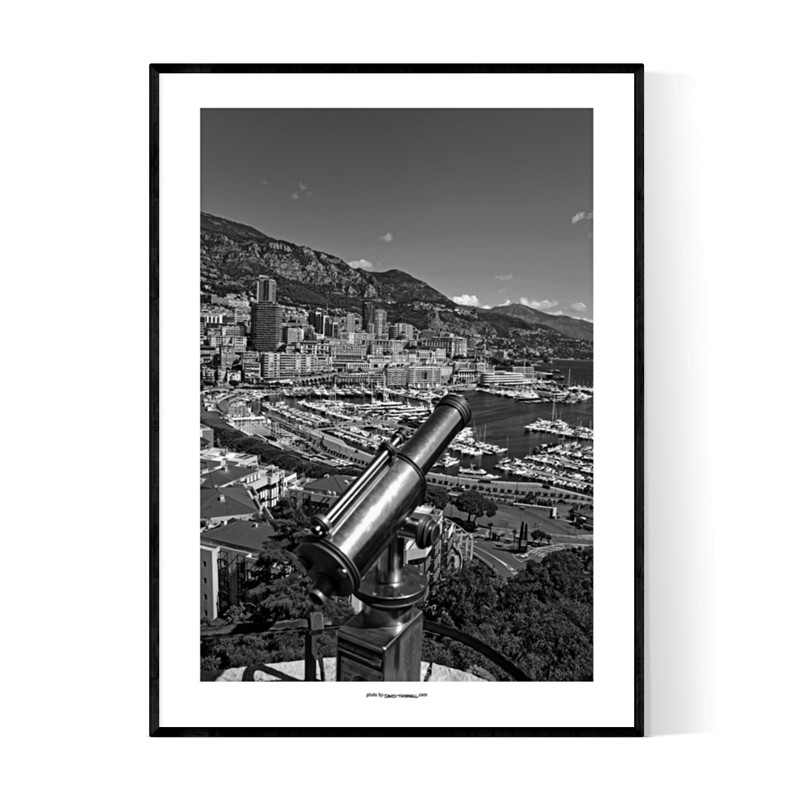 Monaco Port Black&White