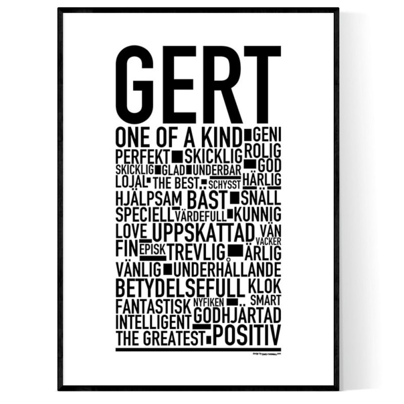 Gert Poster