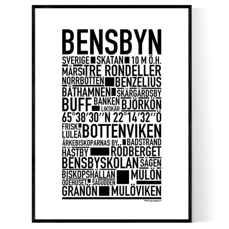 Bensbyn Poster