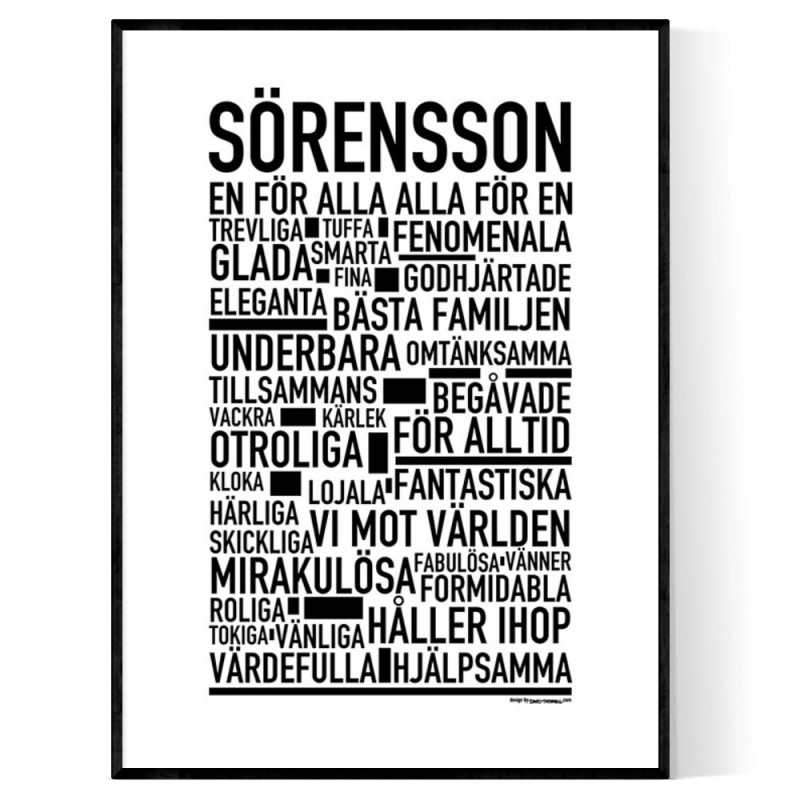 Sörensson Poster