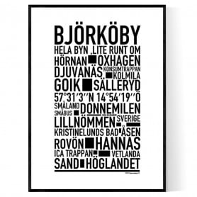 Björköby Poster