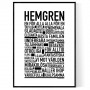 Hemgren Poster