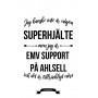 EMV support på Ahlsell Hjälte Poster