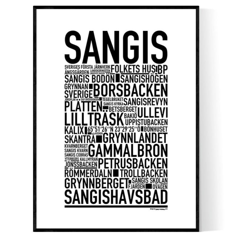 Sangis Poster