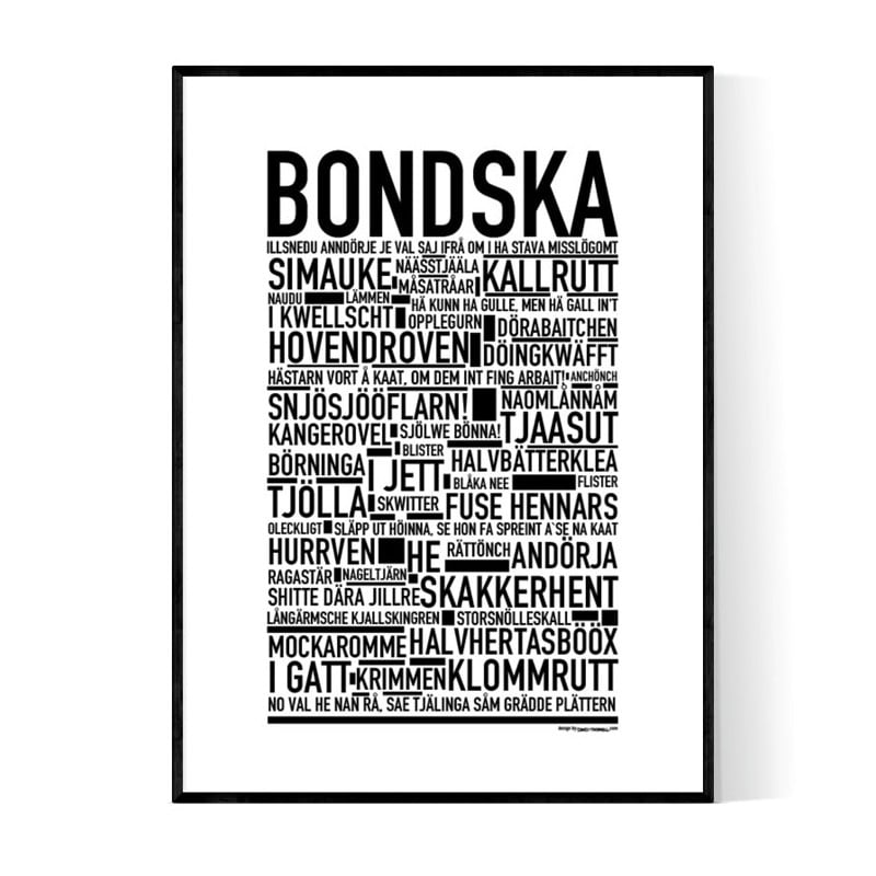 Bondska Poster
