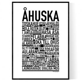 Åhuska Poster