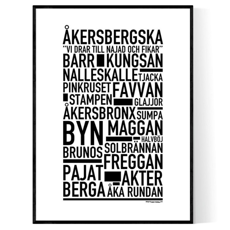 Åkersbergska Poster