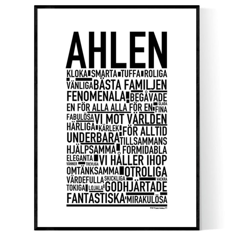 Ahlen Poster