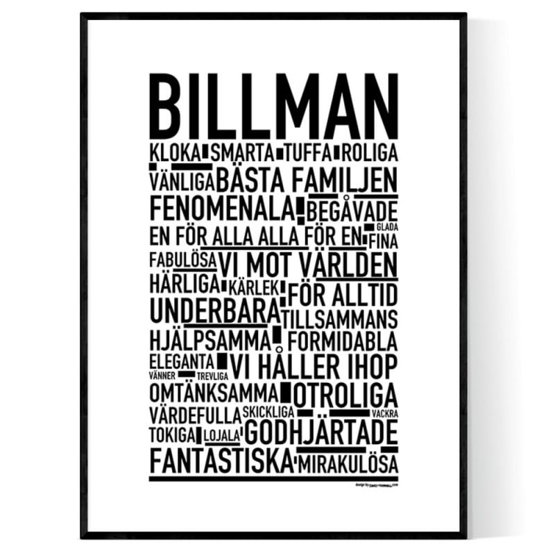 Billman Poster