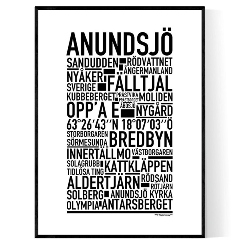 Anundsjö Poster