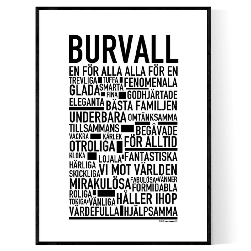Burvall Poster