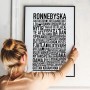 Ronnebyska Poster