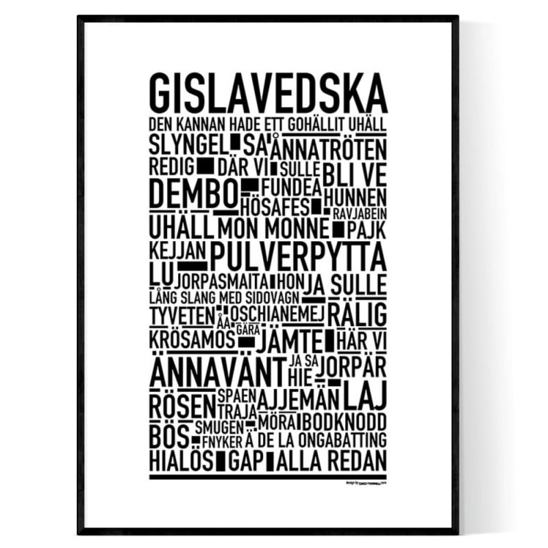 Gislavedska Poster