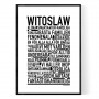 Witoslaw Poster