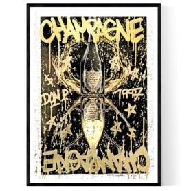 Champagne Perignon Poster