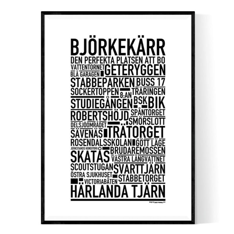 Björkekärr Poster