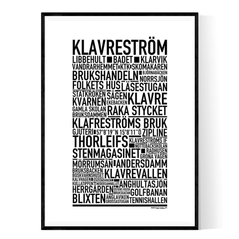 Klavreström Poster