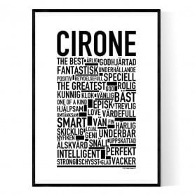 Cirone Poster