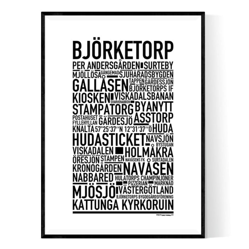 Björketorp Poster