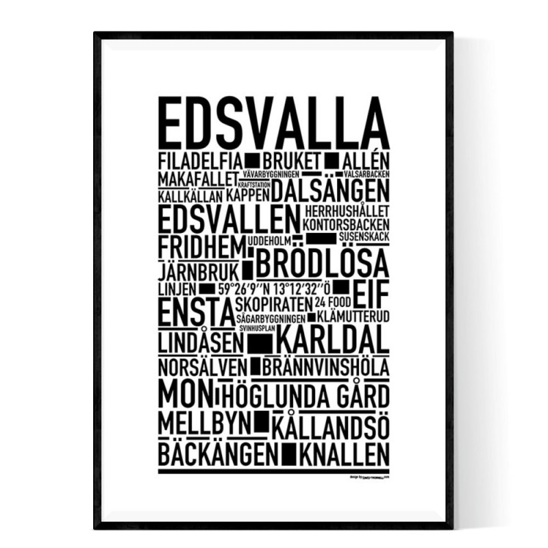 Edsvalla Poster