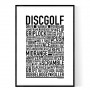 Discgolf Poster