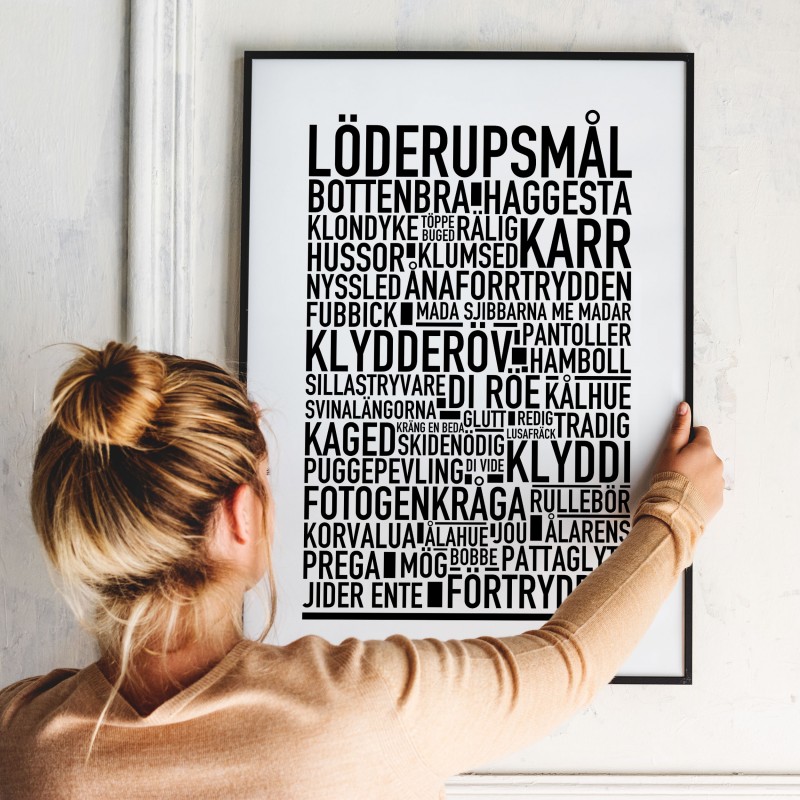 Löderupsmål Poster