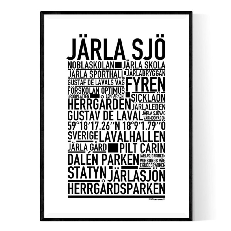 Järla Sjö Poster