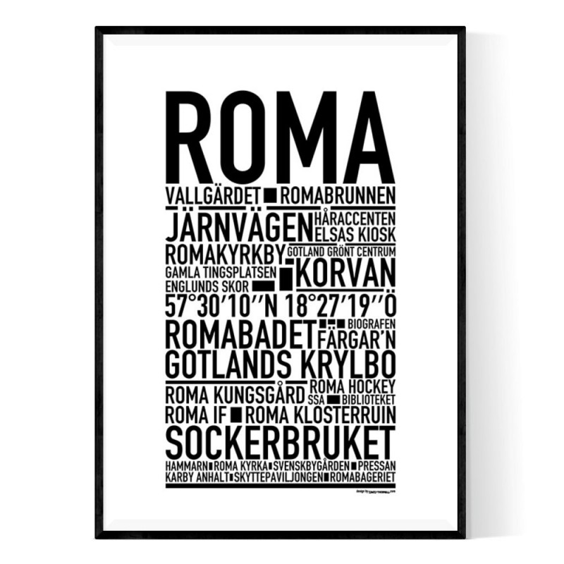 Roma Gotland Poster