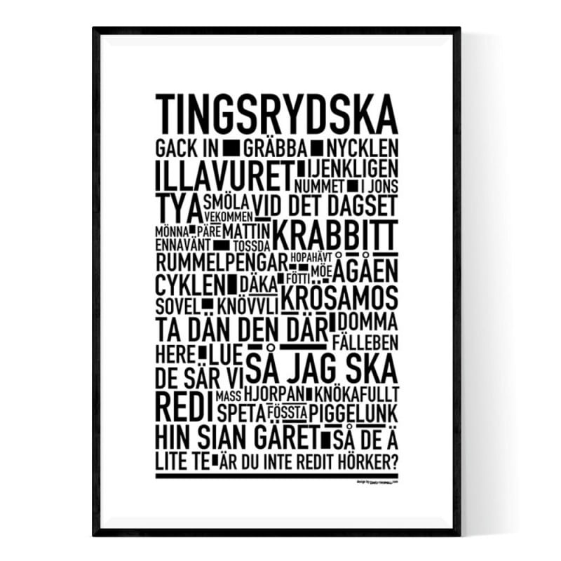 Tingsrydska Poster