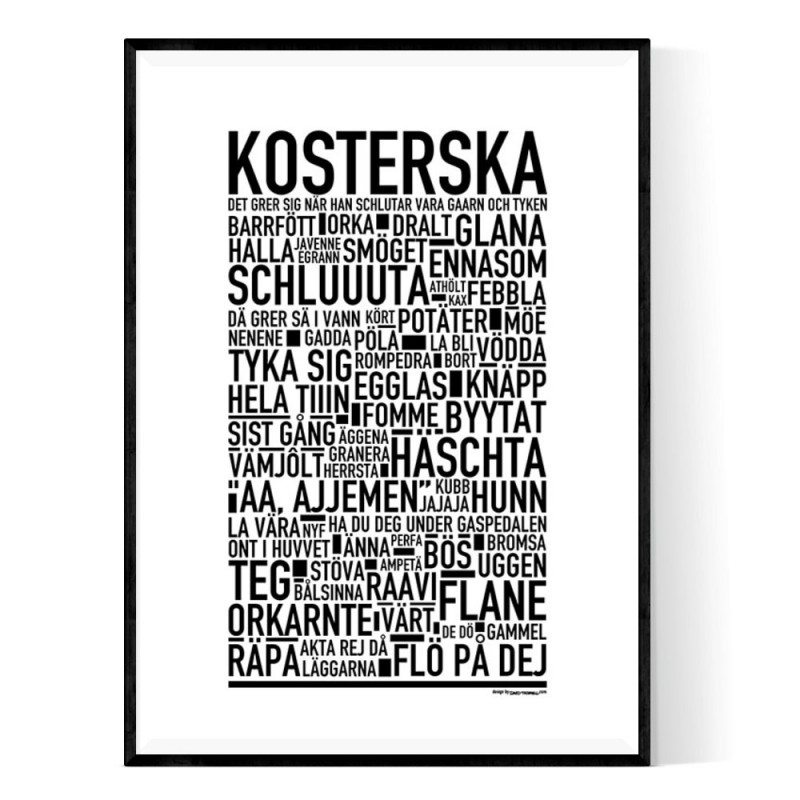 Kosterska Poster