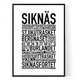 Siknäs Poster