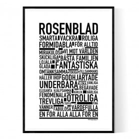 Rosenblad Poster