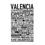 Valencia Efternamn Poster