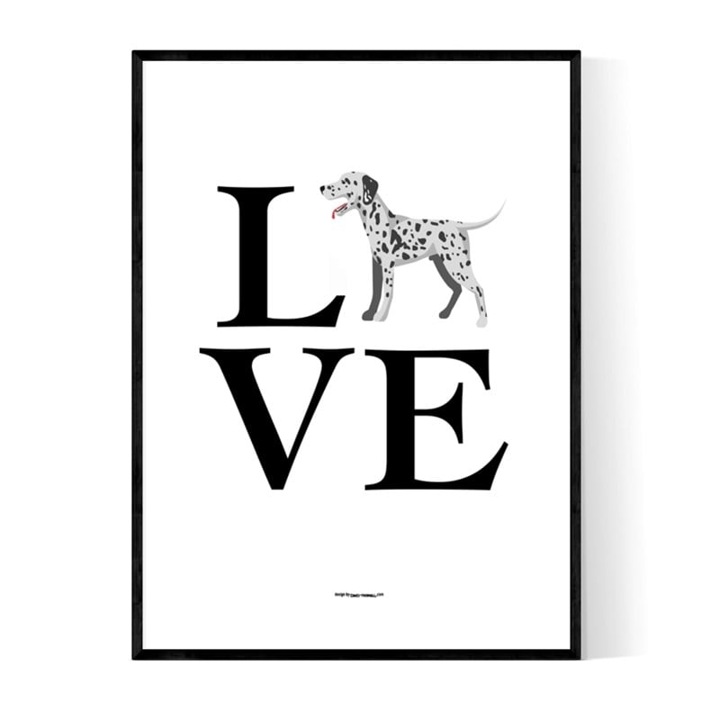 Love Dalmatiner Poster