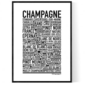 Champagne Addict Poster