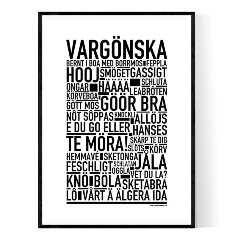 Vargönska Poster