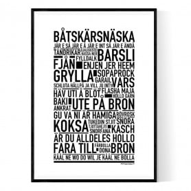 Båtskärsnäska Poster