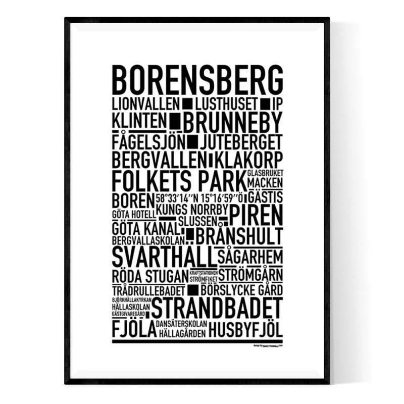 Borensberg Poster
