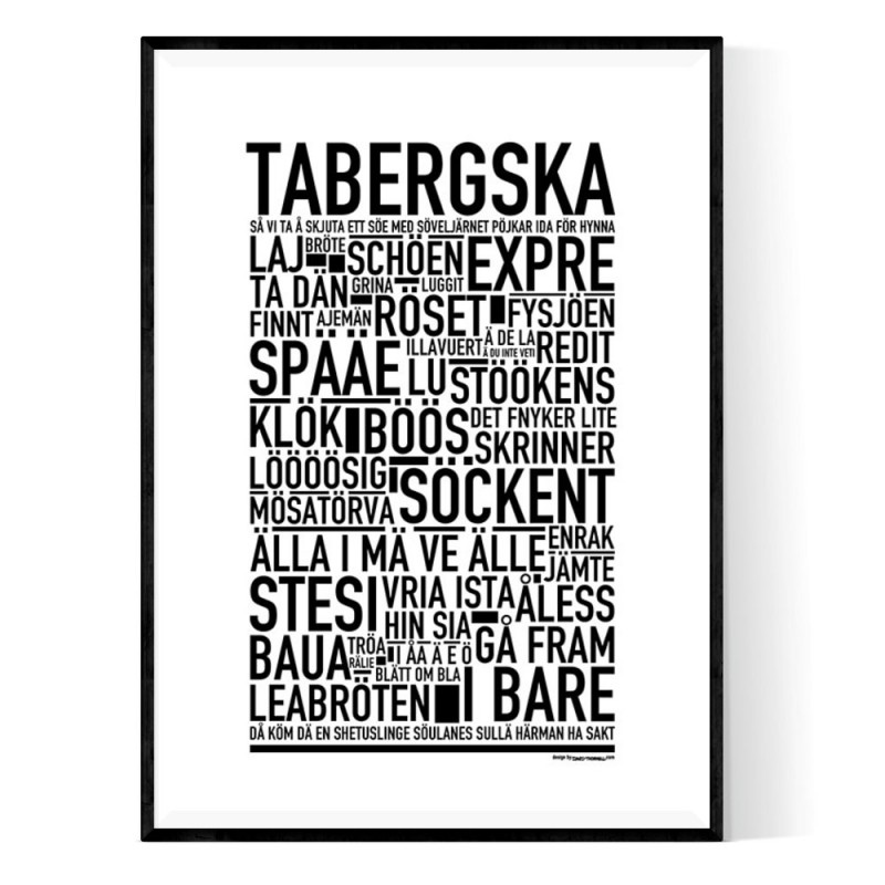 Tabergska Poster