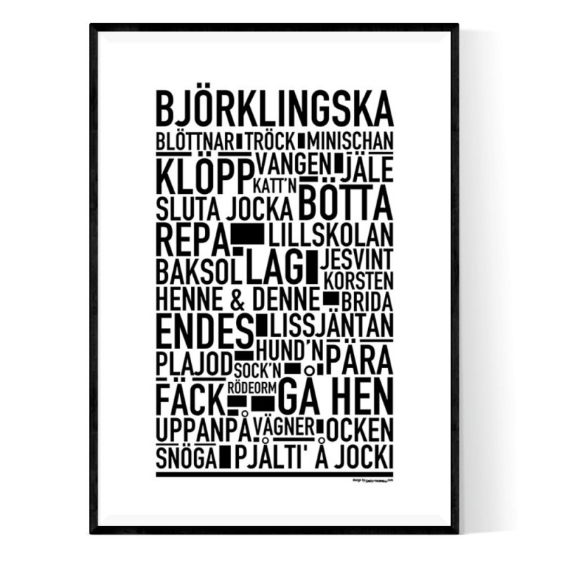 Björklingska Poster