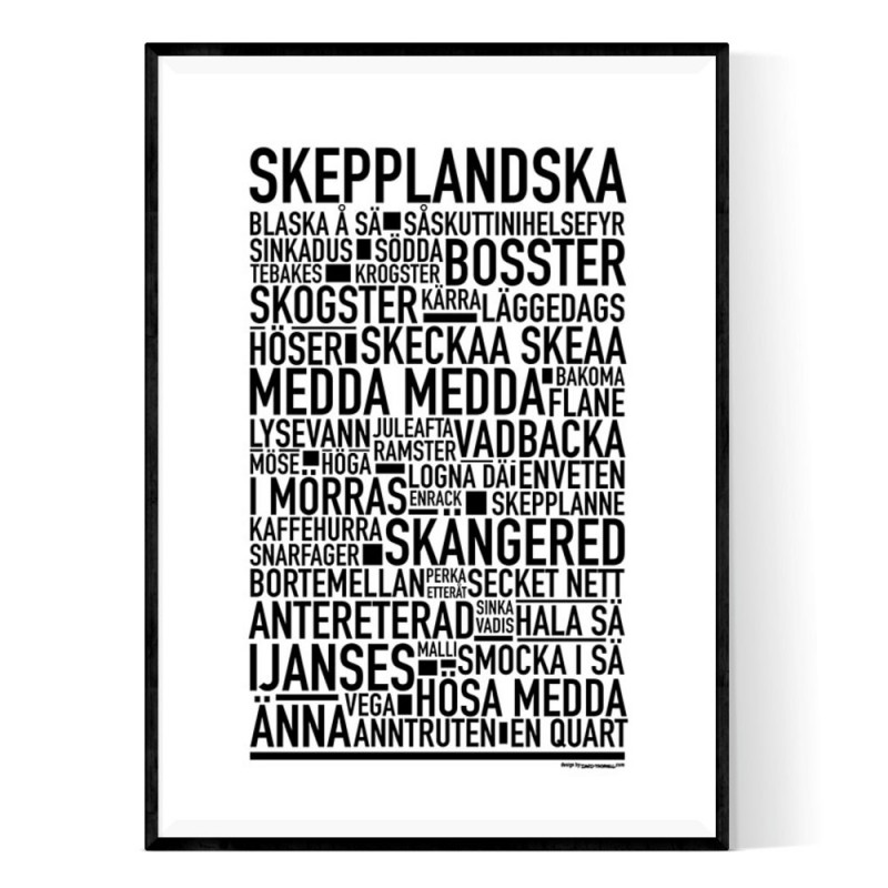 Skepplandska Poster