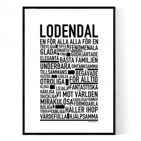 Lodendal Poster