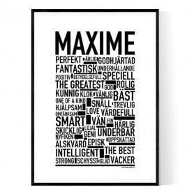 Maxime Poster