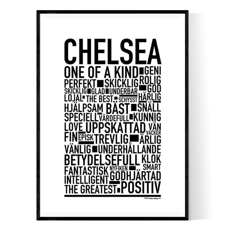 Chelsea Förnamn Poster