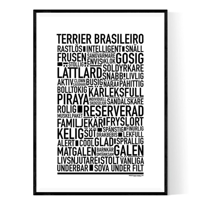 Terrier Brasileiro Poster
